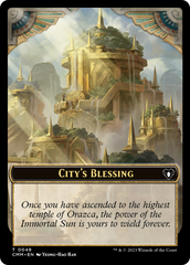 City's Blessing // Ogre Double-Sided Token [Commander Masters Tokens] MTG Single Magic: The Gathering    | Red Claw Gaming