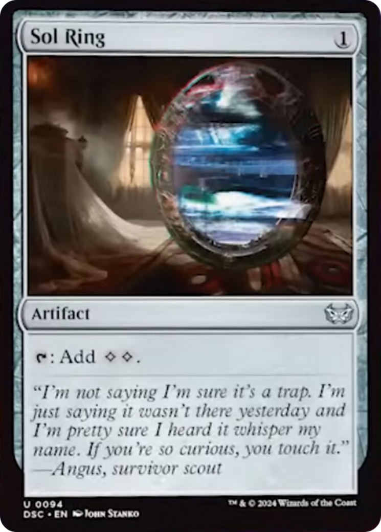 Sol Ring [Duskmourn: House of Horror Commander] MTG Single Magic: The Gathering    | Red Claw Gaming