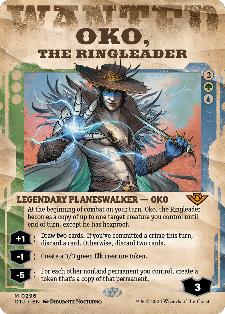 Oko, the Ringleader (Showcase) [Outlaws of Thunder Junction] MTG Single Magic: The Gathering    | Red Claw Gaming