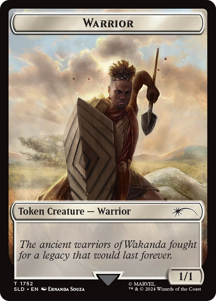 Warrior Token (Rainbow Foil) [Secret Lair Drop Series] MTG Single Magic: The Gathering | Red Claw Gaming