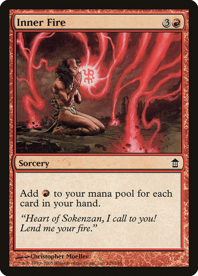 Inner Fire [Saviors of Kamigawa] MTG Single Magic: The Gathering    | Red Claw Gaming