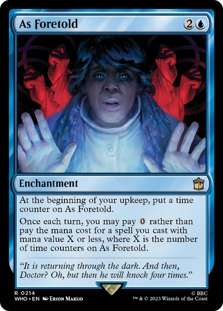 As Foretold [Doctor Who] MTG Single Magic: The Gathering    | Red Claw Gaming