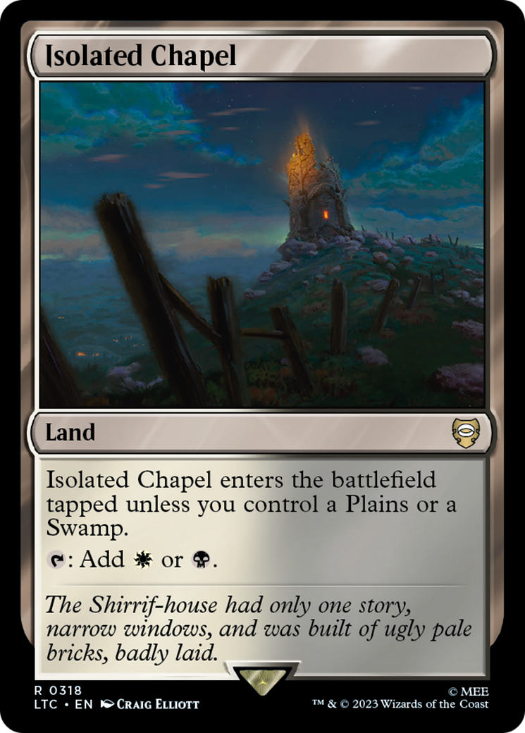 Isolated Chapel [The Lord of the Rings: Tales of Middle-Earth Commander] MTG Single Magic: The Gathering | Red Claw Gaming