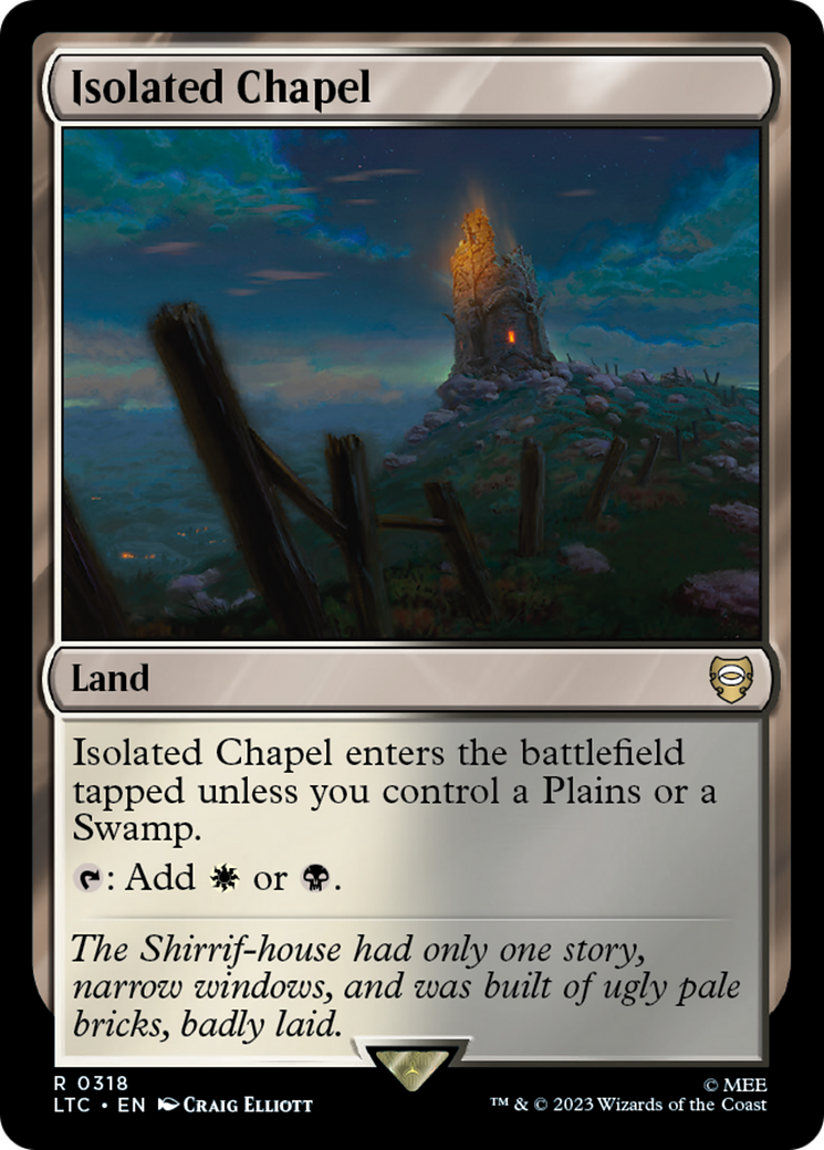 Isolated Chapel [The Lord of the Rings: Tales of Middle-Earth Commander] MTG Single Magic: The Gathering    | Red Claw Gaming