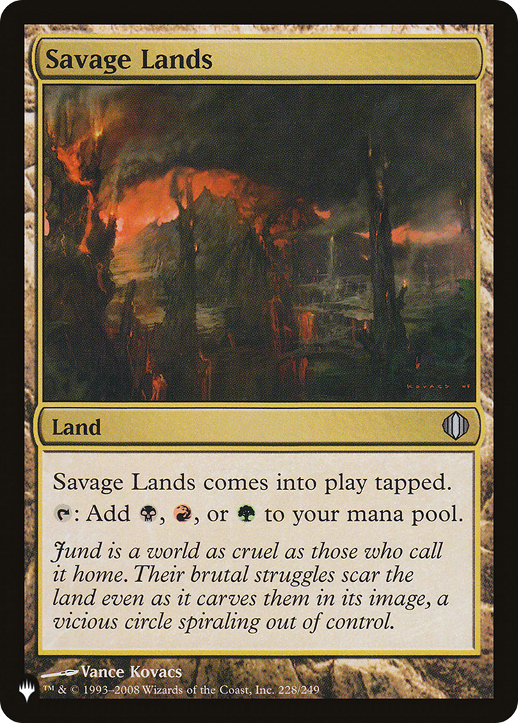 Savage Lands [Secret Lair: From Cute to Brute] MTG Single Magic: The Gathering    | Red Claw Gaming