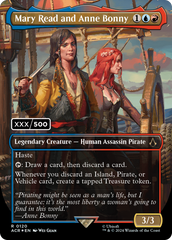 Mary Read and Anne Bonny (English) (Serial Numbered) [Assassin's Creed] MTG Single Magic: The Gathering    | Red Claw Gaming