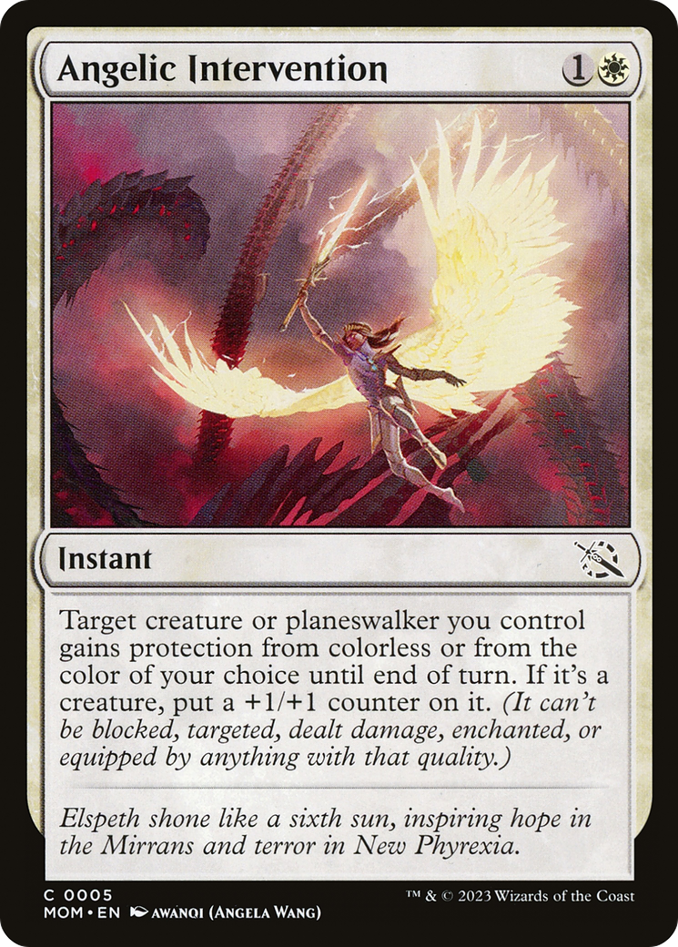 Angelic Intervention [March of the Machine] MTG Single Magic: The Gathering    | Red Claw Gaming