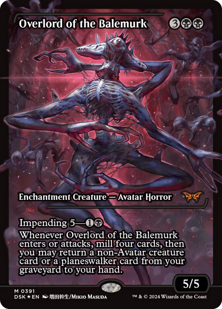 Overlord of the Balemurk (Japan Showcase) [Duskmourn: House of Horror] MTG Single Magic: The Gathering    | Red Claw Gaming