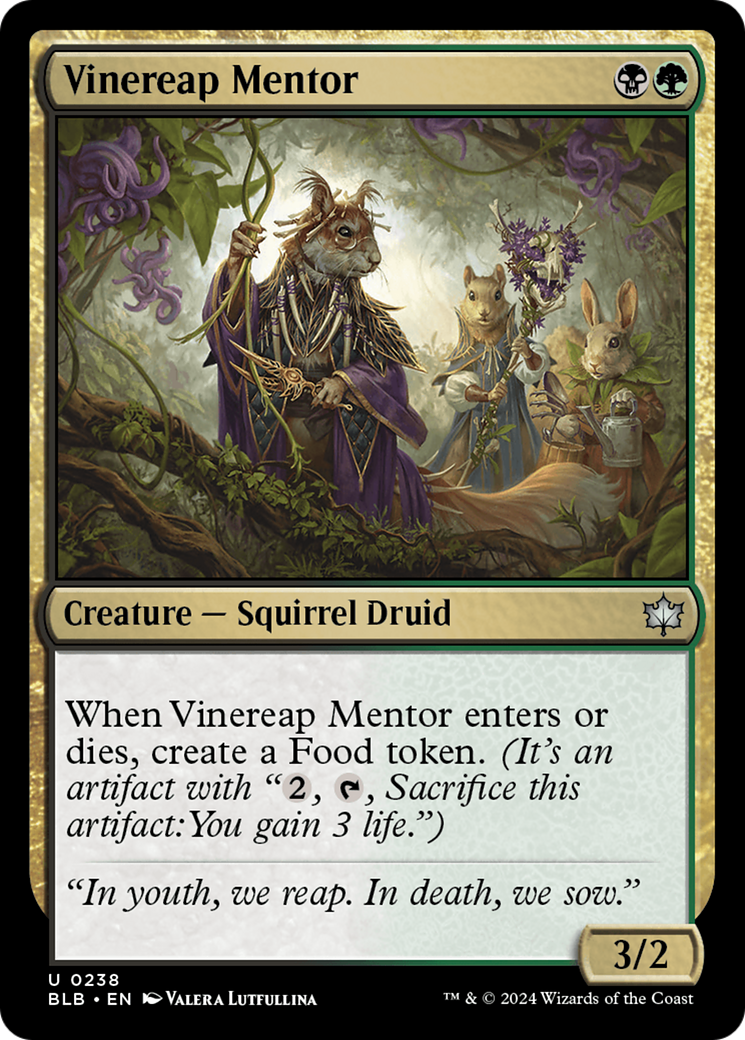 Vinereap Mentor [Bloomburrow] MTG Single Magic: The Gathering    | Red Claw Gaming