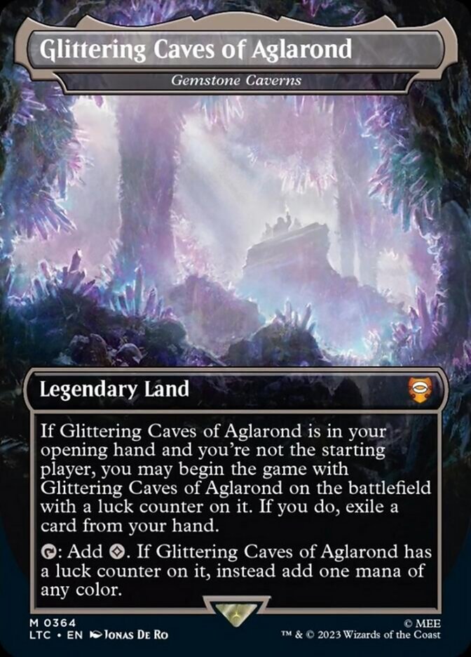 Gemstone Caverns - Glittering Caves of Aglarond [The Lord of the Rings: Tales of Middle-Earth Commander] MTG Single Magic: The Gathering    | Red Claw Gaming