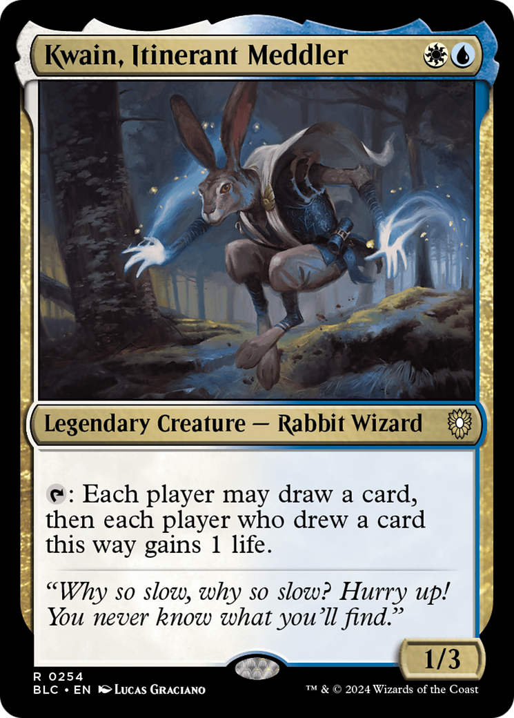 Kwain, Itinerant Meddler [Bloomburrow Commander] MTG Single Magic: The Gathering    | Red Claw Gaming