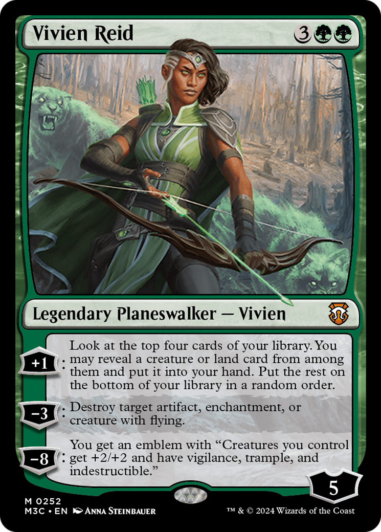 Vivien Reid (Ripple Foil) [Modern Horizons 3 Commander] MTG Single Magic: The Gathering    | Red Claw Gaming