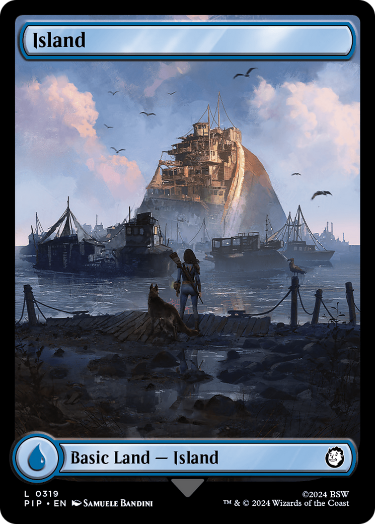 Island (0319) [Fallout] MTG Single Magic: The Gathering | Red Claw Gaming