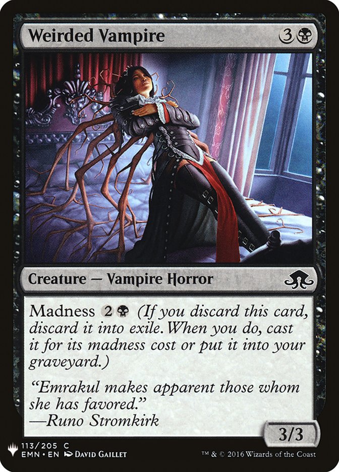 Weirded Vampire [Mystery Booster] MTG Single Magic: The Gathering    | Red Claw Gaming