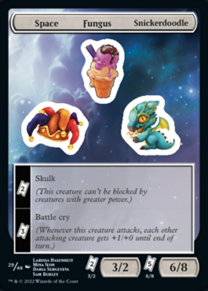 Space Fungus Snickerdoodle [Unfinity Stickers] MTG Single Magic: The Gathering    | Red Claw Gaming