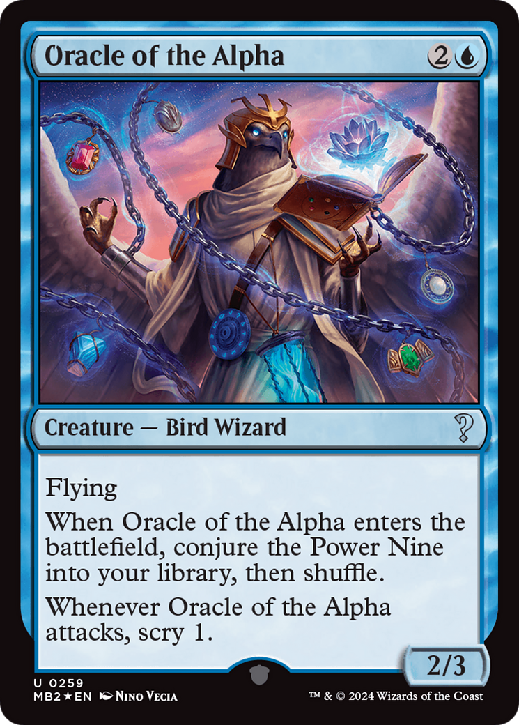 Oracle of the Alpha [Mystery Booster 2] MTG Single Magic: The Gathering    | Red Claw Gaming