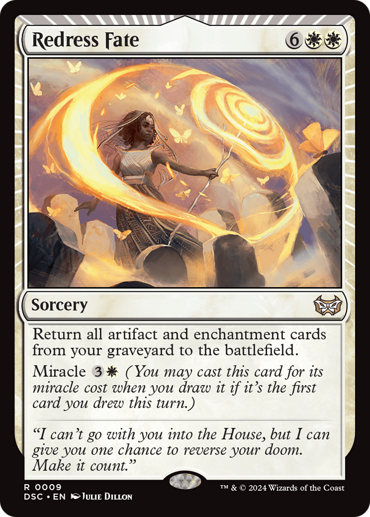 Redress Fate [Duskmourn: House of Horror Commander] MTG Single Magic: The Gathering    | Red Claw Gaming