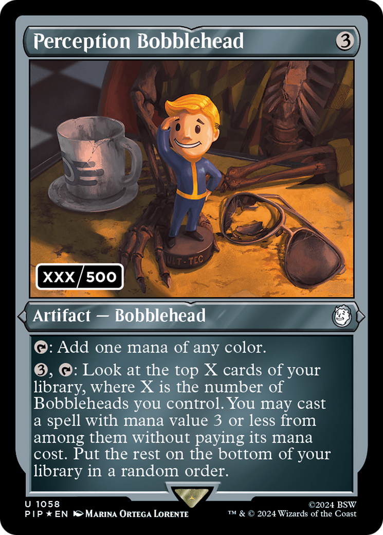 Perception Bobblehead (Serial Numbered) [Fallout] MTG Single Magic: The Gathering    | Red Claw Gaming