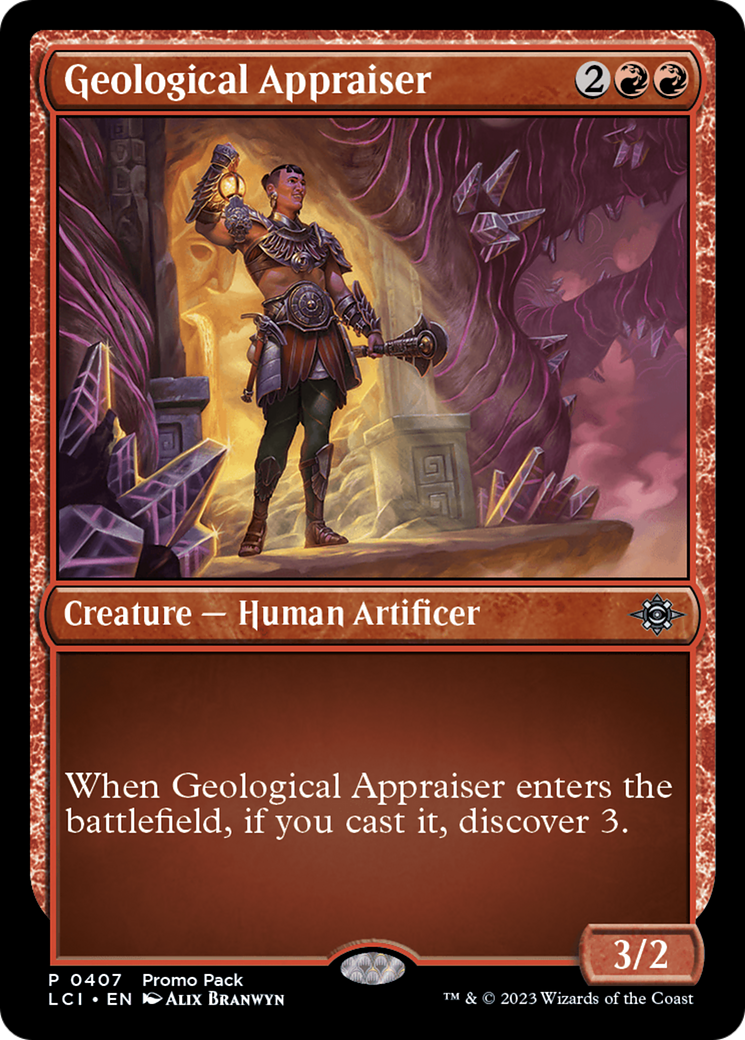 Geological Appraiser [The Lost Caverns of Ixalan Promos] MTG Single Magic: The Gathering    | Red Claw Gaming