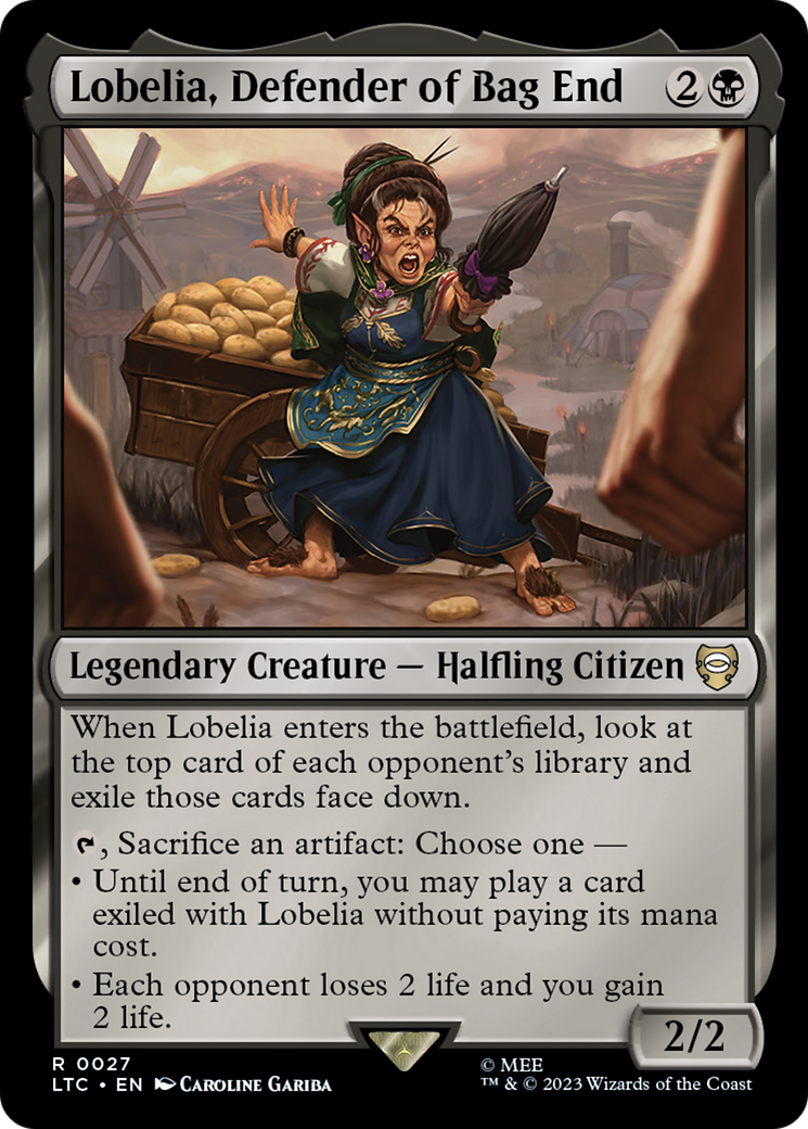 Lobelia, Defender of Bag End [The Lord of the Rings: Tales of Middle-Earth Commander] MTG Single Magic: The Gathering    | Red Claw Gaming