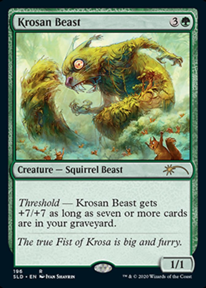 Krosan Beast [Secret Lair Drop Series] MTG Single Magic: The Gathering | Red Claw Gaming