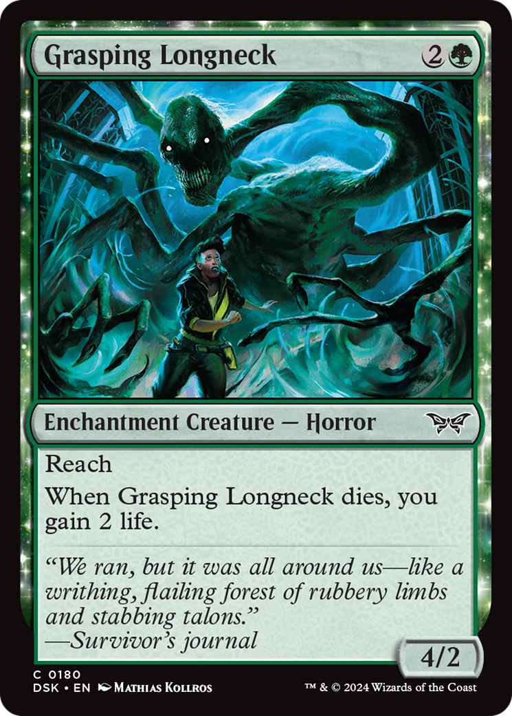 Grasping Longneck [Duskmourn: House of Horror] MTG Single Magic: The Gathering    | Red Claw Gaming