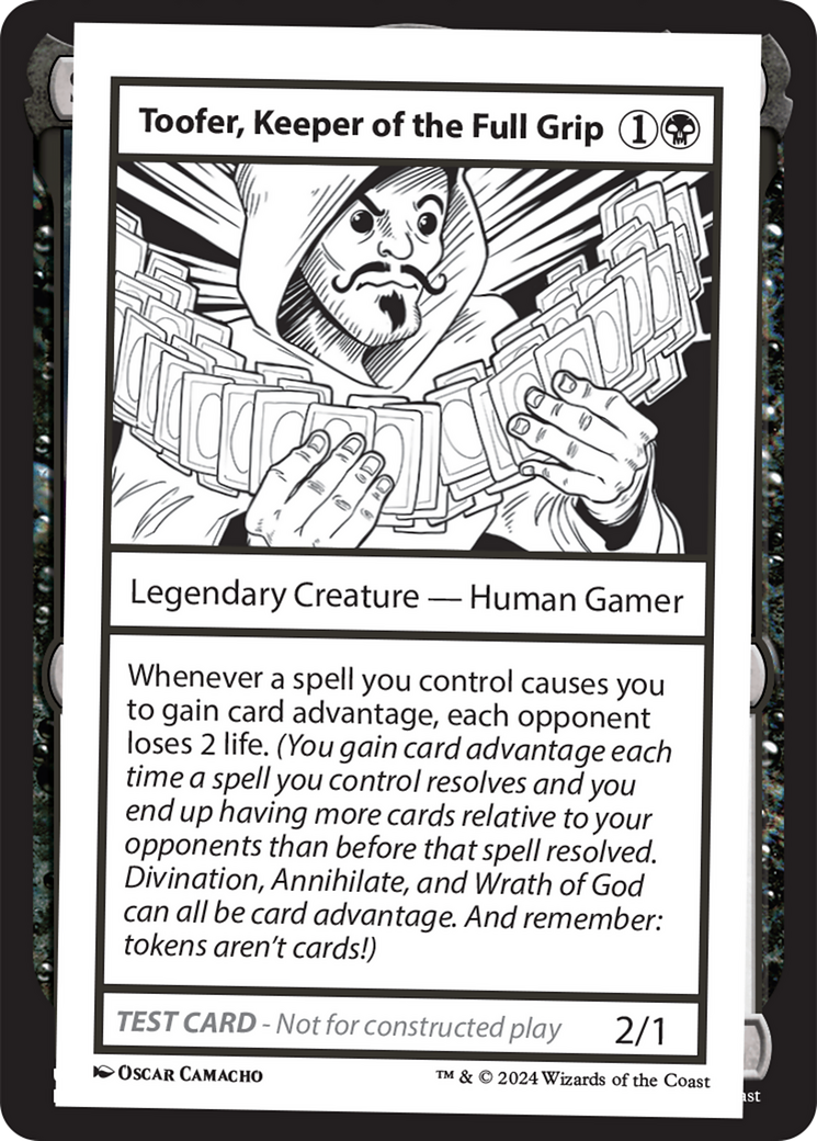 Toofer, Keeper of the Full Grip [Mystery Booster 2 Playtest Cards] MTG Single Magic: The Gathering    | Red Claw Gaming