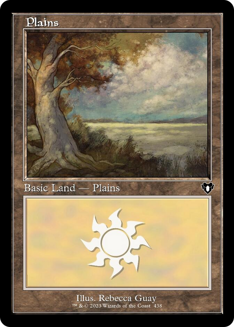 Plains (438) (Retro) [Commander Masters] MTG Single Magic: The Gathering    | Red Claw Gaming