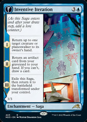 Inventive Iteration // Living Breakthrough (Extended Art) [Kamigawa: Neon Dynasty] MTG Single Magic: The Gathering    | Red Claw Gaming