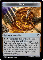 Map // Plot Double-Sided Token [Outlaws of Thunder Junction Tokens] MTG Single Magic: The Gathering    | Red Claw Gaming