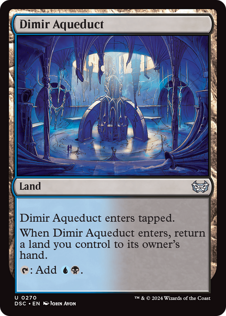 Dimir Aqueduct [Duskmourn: House of Horror Commander] MTG Single Magic: The Gathering    | Red Claw Gaming