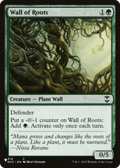 Wall of Roots [The List Reprints] | Red Claw Gaming