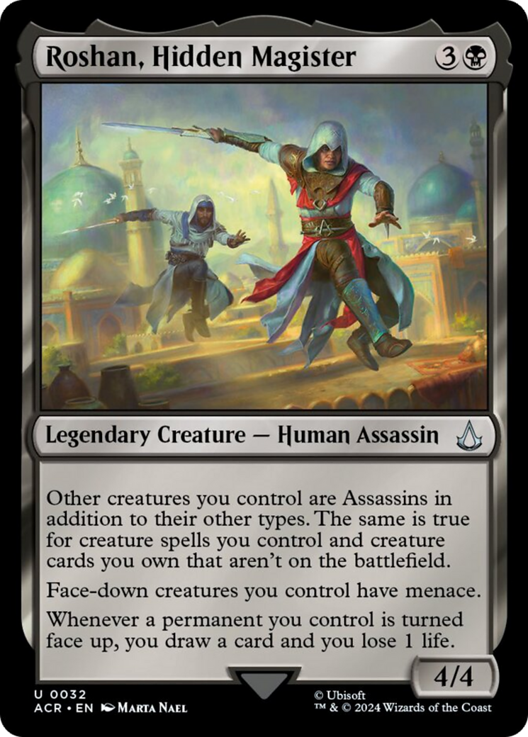 Roshan, Hidden Magister [Assassin's Creed] MTG Single Magic: The Gathering    | Red Claw Gaming