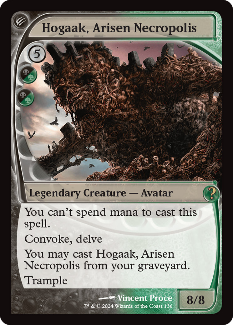 Hogaak, Arisen Necropolis (Future Sight) [Mystery Booster 2] MTG Single Magic: The Gathering    | Red Claw Gaming