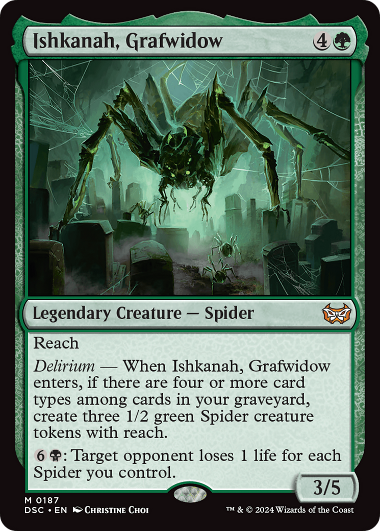 Ishkanah, Grafwidow [Duskmourn: House of Horror Commander] MTG Single Magic: The Gathering    | Red Claw Gaming