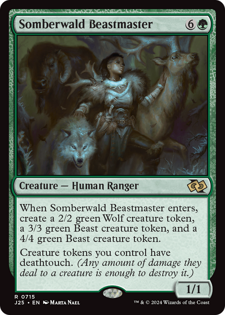 Somberwald Beastmaster [Foundations Jumpstart] MTG Single Magic: The Gathering | Red Claw Gaming