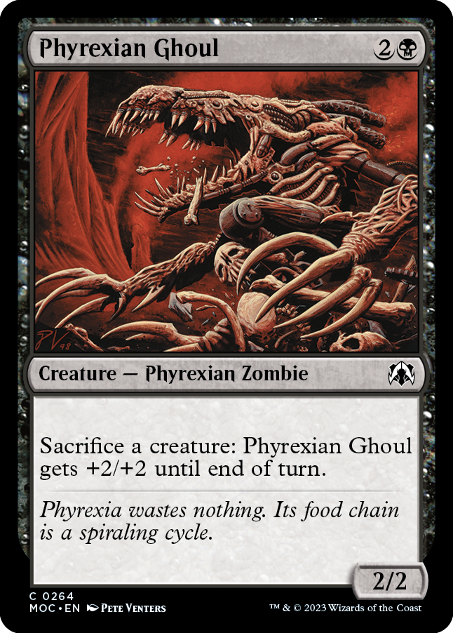 Phyrexian Ghoul [March of the Machine Commander] MTG Single Magic: The Gathering | Red Claw Gaming