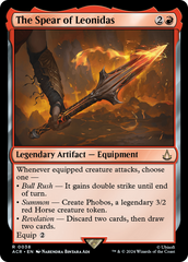 The Spear of Leonidas [Assassin's Creed] MTG Single Magic: The Gathering    | Red Claw Gaming