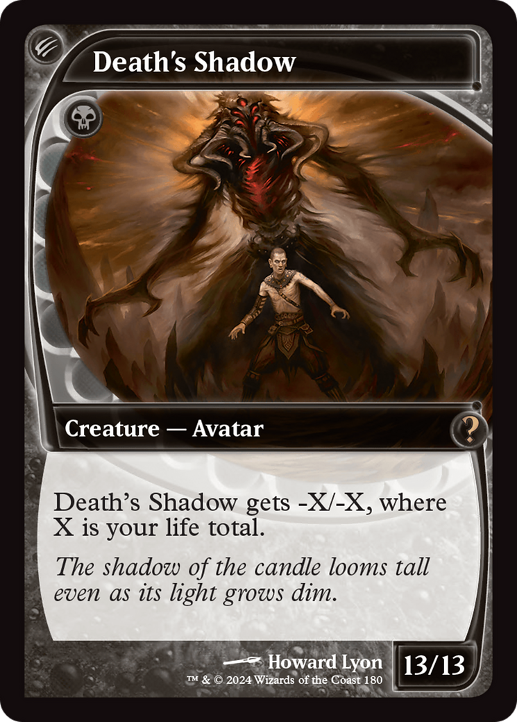 Death's Shadow (Future Sight) [Mystery Booster 2] MTG Single Magic: The Gathering    | Red Claw Gaming