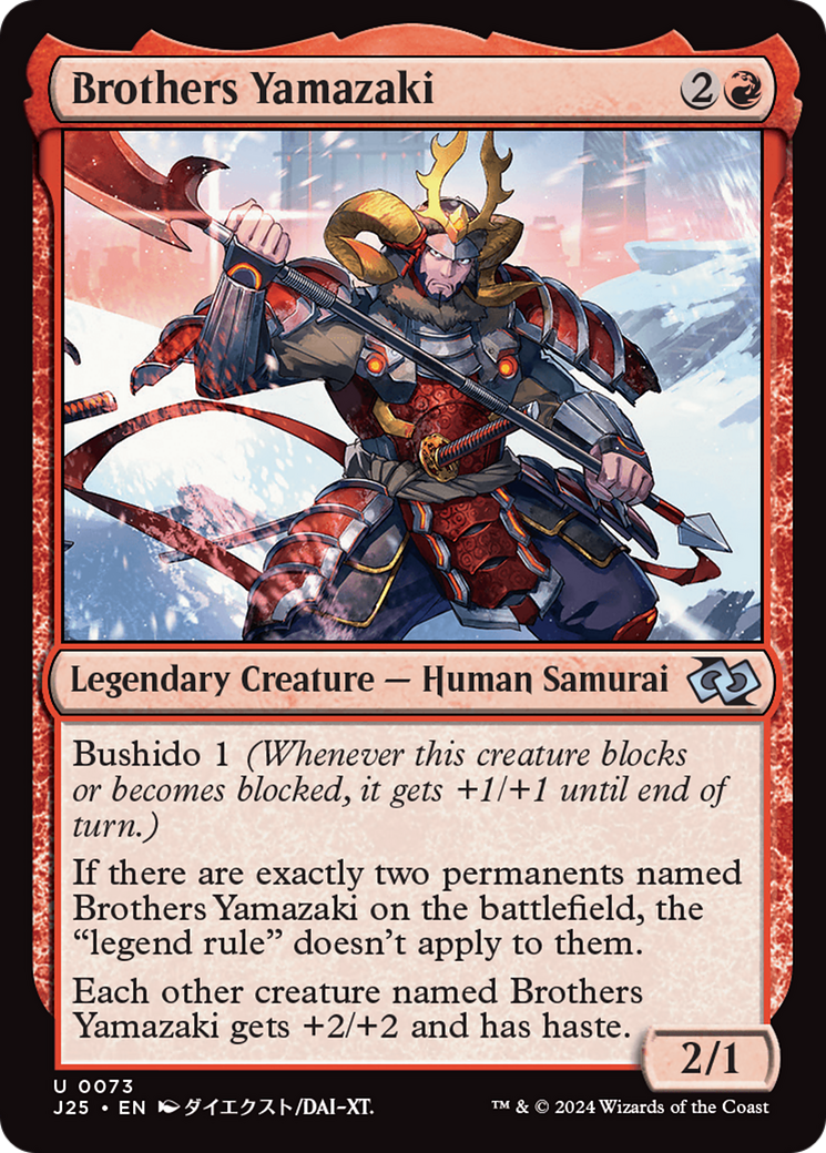 Brothers Yamazaki (73 Pike) (Anime) [Foundations Jumpstart] MTG Single Magic: The Gathering    | Red Claw Gaming