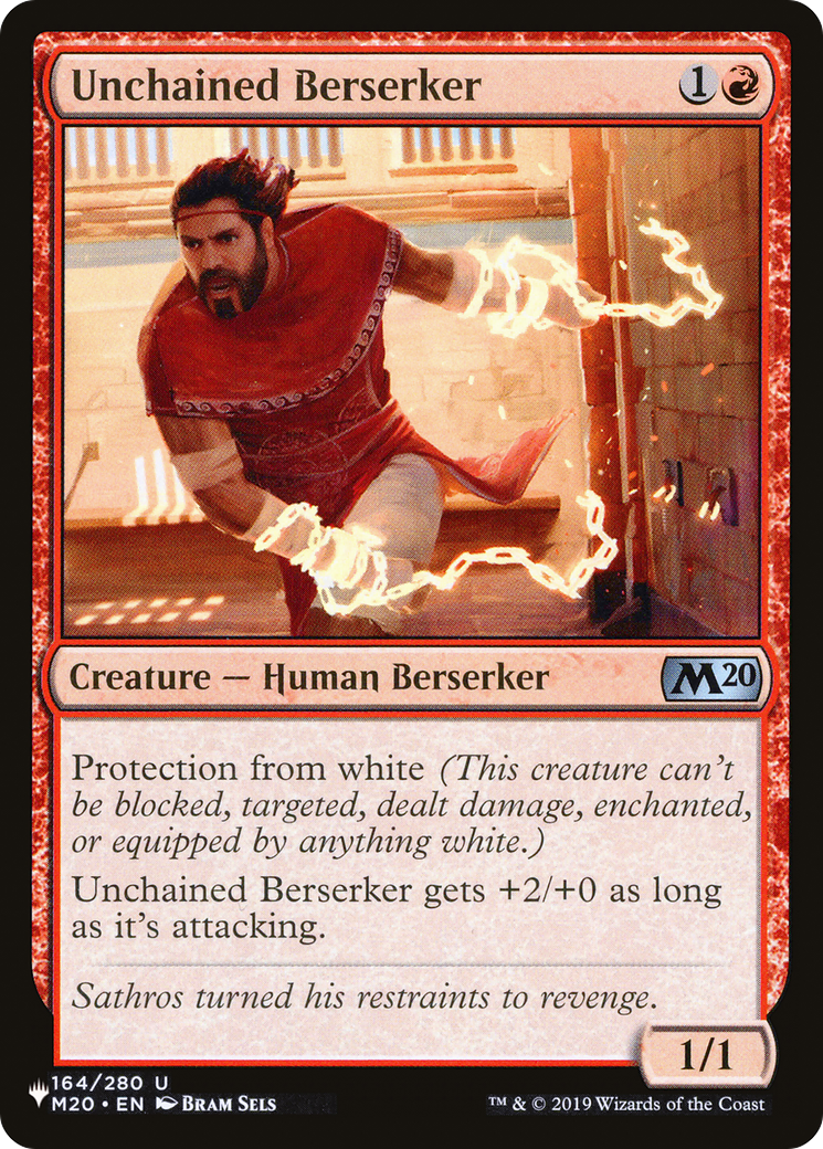 Unchained Berserker [The List Reprints] MTG Single Magic: The Gathering    | Red Claw Gaming