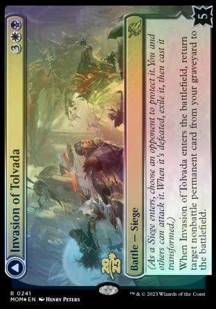 Invasion of Tolvada // The Broken Sky [March of the Machine Prerelease Promos] MTG Single Magic: The Gathering    | Red Claw Gaming