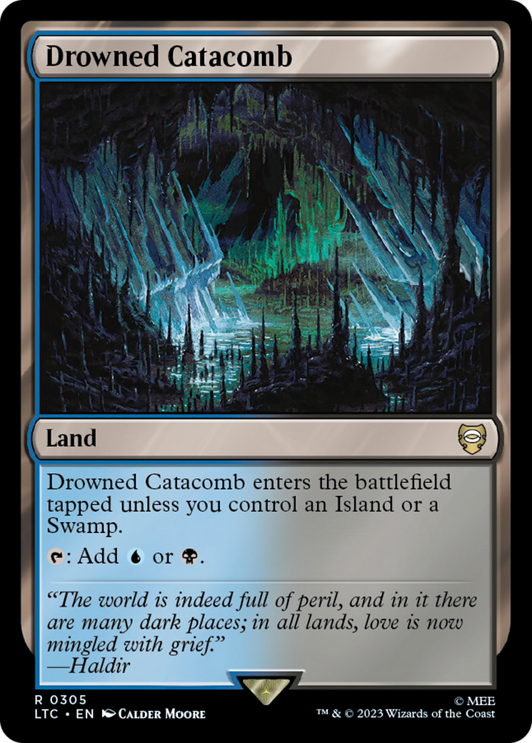 Drowned Catacomb [The Lord of the Rings: Tales of Middle-Earth Commander] MTG Single Magic: The Gathering | Red Claw Gaming