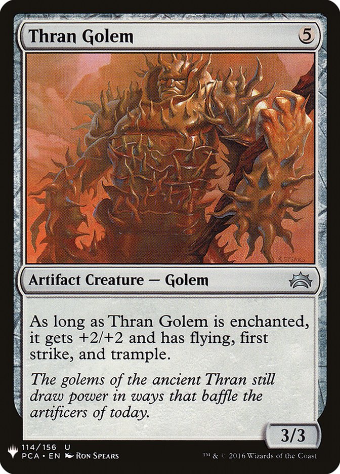 Thran Golem [Mystery Booster] MTG Single Magic: The Gathering | Red Claw Gaming