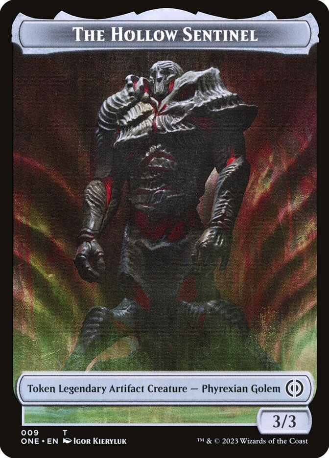 Phyrexian Goblin // The Hollow Sentinel Double-Sided Token [Phyrexia: All Will Be One Tokens] MTG Single Magic: The Gathering    | Red Claw Gaming