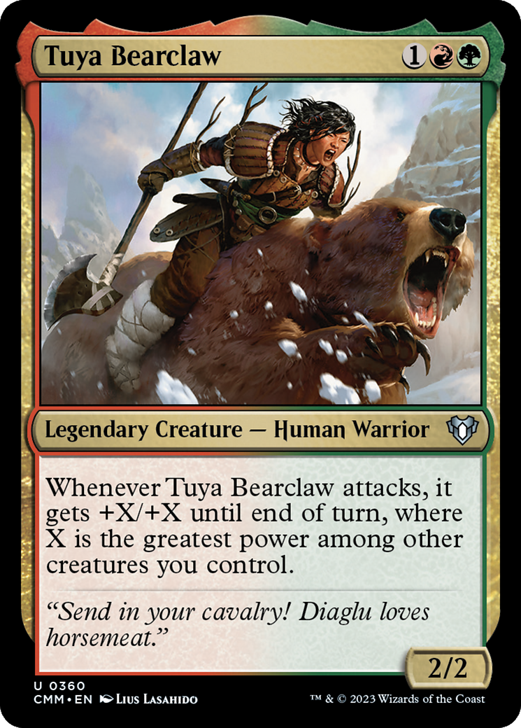 Tuya Bearclaw [Commander Masters] MTG Single Magic: The Gathering    | Red Claw Gaming