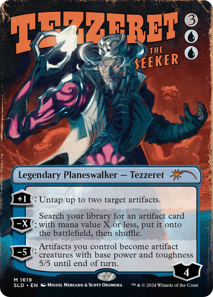 Tezzeret the Seeker (1619) [Secret Lair Drop Series] MTG Single Magic: The Gathering | Red Claw Gaming