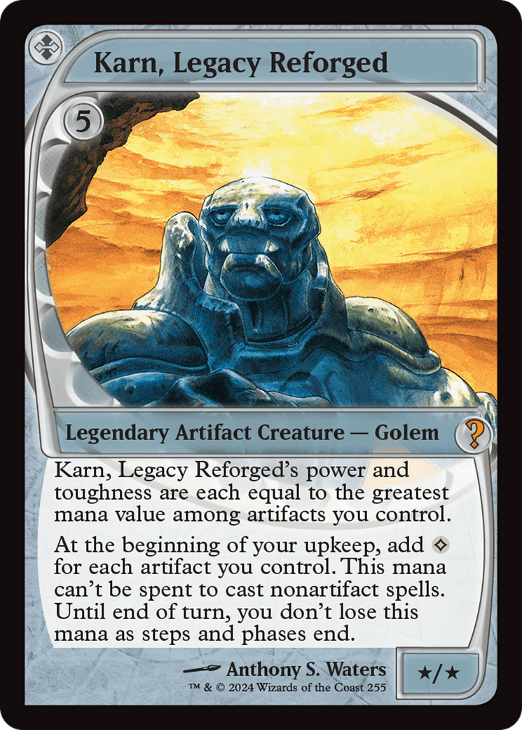 Karn, Legacy Reforged (Future Sight) [Mystery Booster 2] MTG Single Magic: The Gathering    | Red Claw Gaming