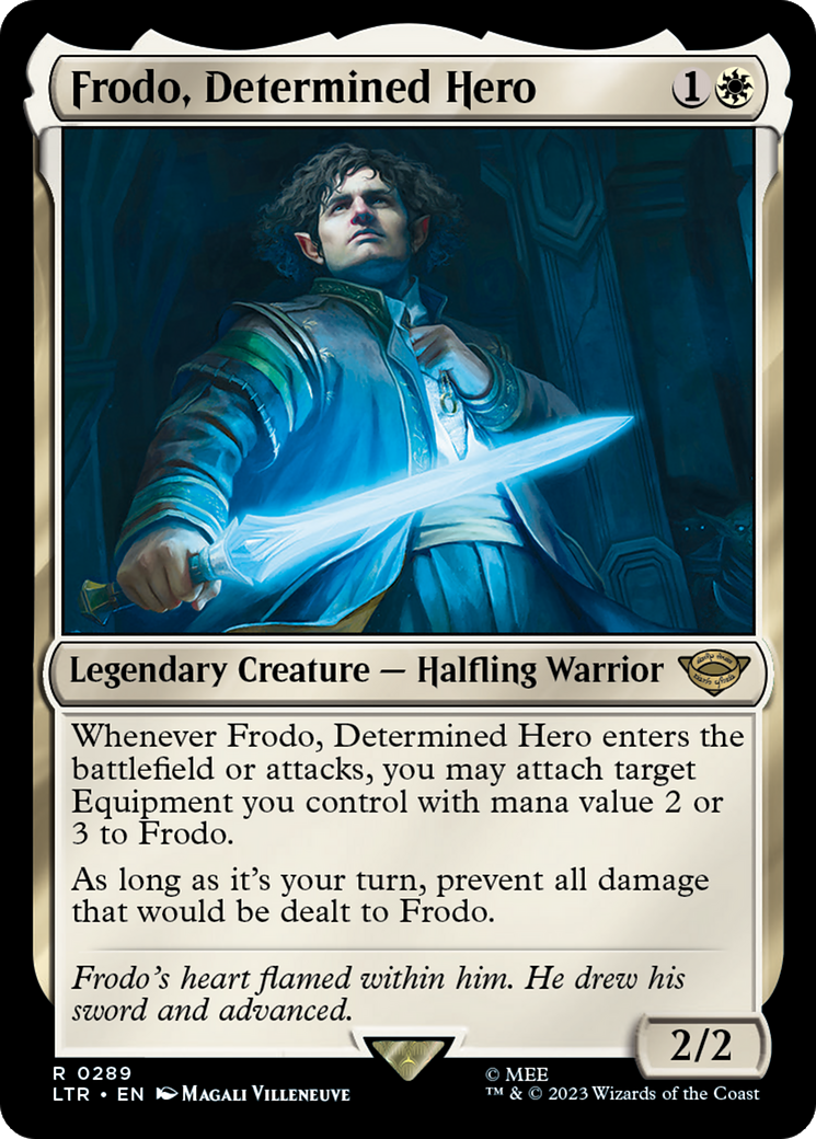 Frodo, Determined Hero [The Lord of the Rings: Tales of Middle-Earth] MTG Single Magic: The Gathering | Red Claw Gaming