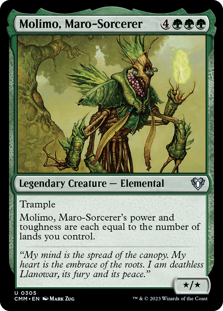 Molimo, Maro-Sorcerer [Commander Masters] MTG Single Magic: The Gathering    | Red Claw Gaming